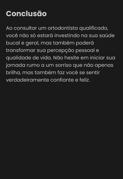 Seção Blog